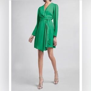 Green Express Wrap Dress Size 14